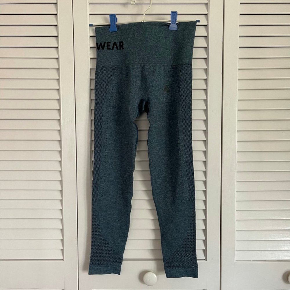 RYDERWEAR SEAMLESS STAPLES LEGGINGS - TEAL MARL XS